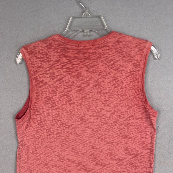 ATM Tank Womens Small Pink Red Heather Anthony Thomas Melillo Cotton Slub Jersey - Picture 5 of 13